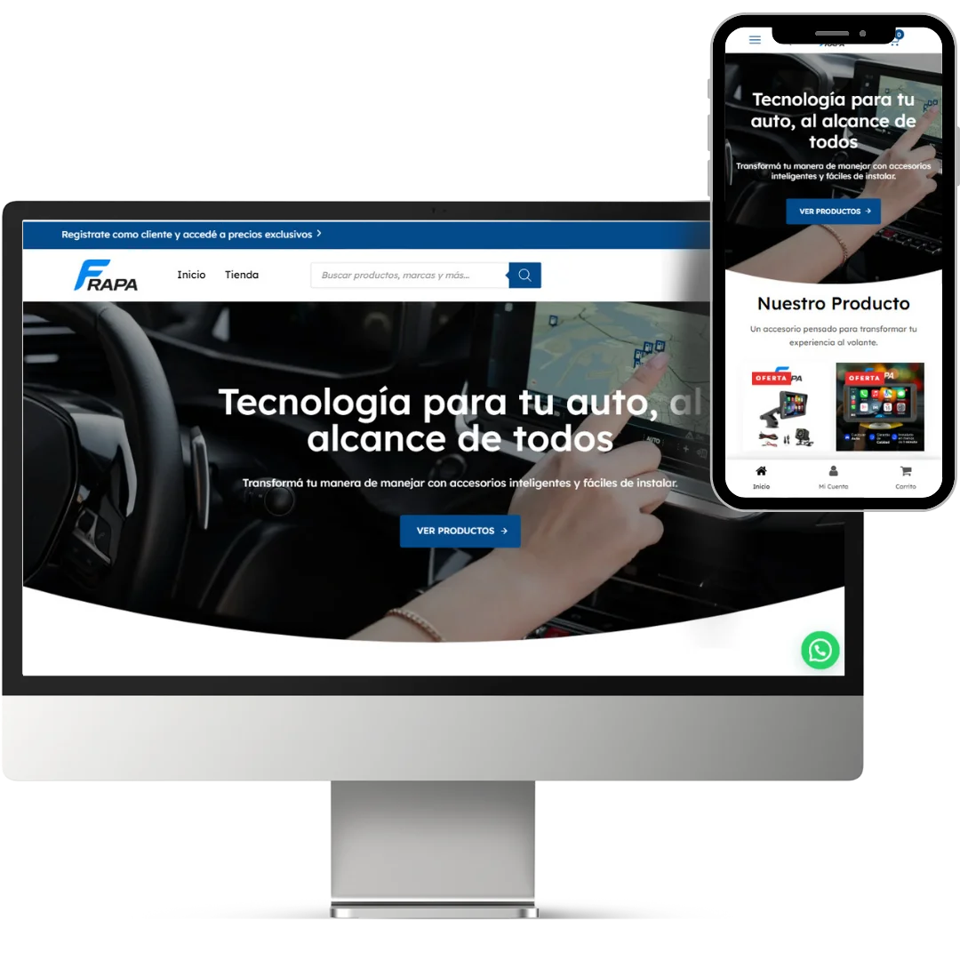 Tienda online profesional con Mercado Pago creada para negocio en Argentina