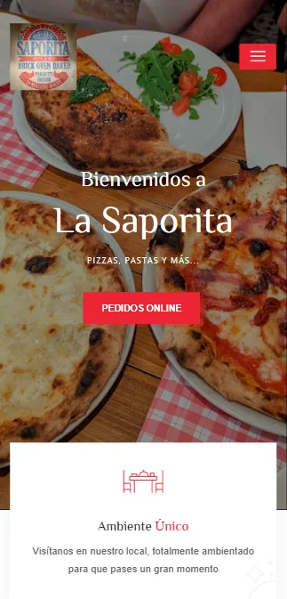 La Saporita — Vista móvil