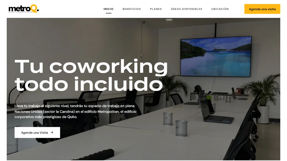 Metro — Desarrollo web corporativo